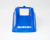 OEM 1988-1990 SUZUKI DR750 DR800 "BIG" REAR FENDER MUDGUARD BLUE 63113-44B0 - MotoRaider