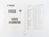 OEM 1989 YAMAHA XV535 SERVICE INFORMATION BOOKLET MANUAL 2YL-SE2 - MotoRaider