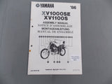 YAMAHA 1986 XV1000SE/XV1100S ASSEMBLY MANUAL ENGLISH ITALIAN GERMAN 2AE-28107-W0 - MotoRaider