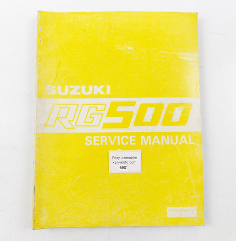 OEM SUZUKI RG550 SERVICE MANUAL BOOK ENGLISH 99500-14000-01E - MotoRaider
