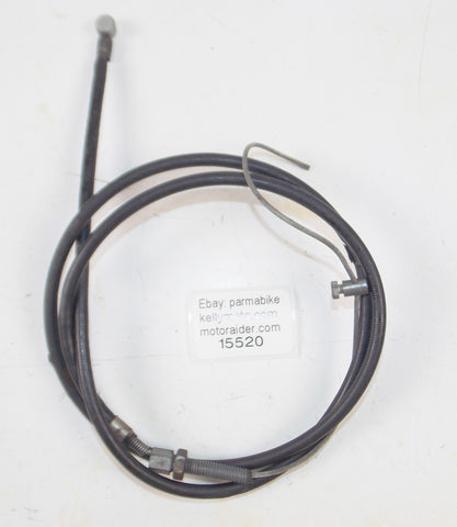 1972 MORINI CORSARO 125 BLACK VINYL FRONT WHEEL BRAKE CABLE - MotoRaider