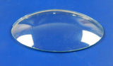 HEADLIGHT GLASS  LENS OD=91mm MOTORCYCLE MOPED SCOOTER VINTAGE PIAGGIO MONDIAL - MotoRaider