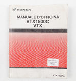 HONDA VTX1800C2 WORKSHOP MANUAL REPAIR BOOK ITALIAN - MotoRaider