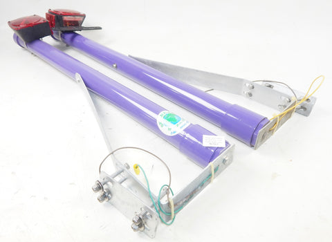 BOAT TRAILER PURPLE 2"- 4" FRAME CHANNEL SEA BEAMS POST WITH LIGHTS LENGTH 40 In - MotoRaider