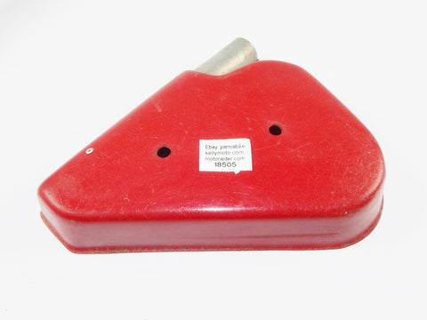 ZUNDAPP RICKMAN 125 AIR FILTER BOX BREATHER INTAKE RED FIBERGLASS VINTAGE - MotoRaider