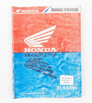 2000 HONDA XL650VY WORKSHOP MANUAL BOOK REPAIR ITALIAN - MotoRaider