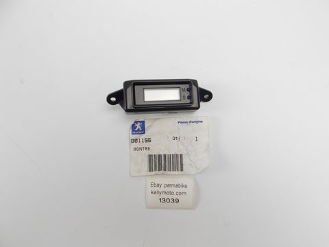 OEM PEUGEOT LXR 125 SCOOTER DASHBOARD DIGITAL CLOCK  # 801196 - MotoRaider