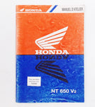 HONDA NT 650 V2 WORKSHOP MANUAL REPAIR BOOK FRENCH - MotoRaider