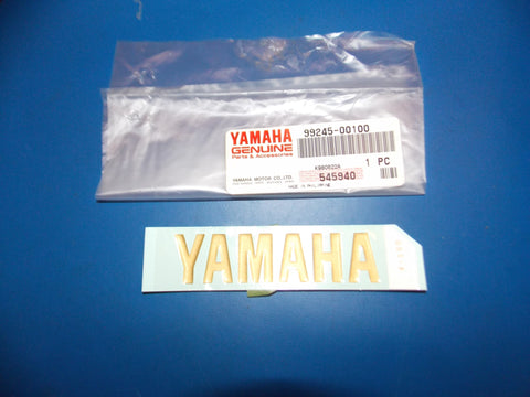 NOS YAMAHA  1987-1997 YX600 XV535 YFM350 VT500/600 EMBLEM DECAL 99245-00100 - MotoRaider