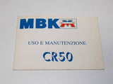 NEW 1992 MBK CR50 OWNER MANUAL BOOK IN ITALIAN YAMAHA SCOOTER MOTOBECANE