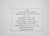 NEW 1992 MBK CR50 OWNER MANUAL BOOK IN ITALIAN YAMAHA SCOOTER MOTOBECANE