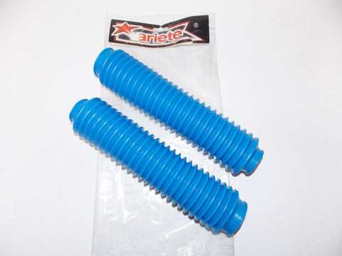FRONT FORK 32MM BLU RUBBER BOOT DUST COVER BELLOWS PROTECTOR SUZUKI YAMAHA KTM