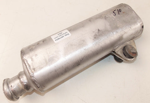 1980'S HUSQVARNA 410 510 610 MUFFLER SILENCER EXHAUST PIPE 37mm INLET 13.5" LONG - MotoRaider