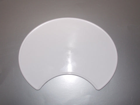 VINTAGE ENDURO FRONT PLASTIC NUMBER PLATE WHITE CUT FOR LIGHT HUSQVARNA PENTON - MotoRaider