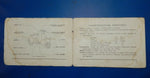 1952 VESPA 125 ORIGINAL USE MAINTENANCE OWNER BOOK MANUAL 6.75"x4.75" VINTAGE