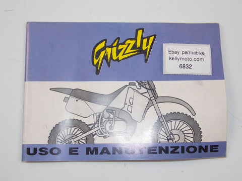 07/1990 OWNER'S MANUAL CATALOG GRIZZLEY MALAGUTI BOOK USE MAINTENANCE - MotoRaider