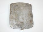 1950's CITY of PARMA ITALY ALUMINUM LOGO PLATE USED ON PUBLIC BUSES 152x197mm - MotoRaider