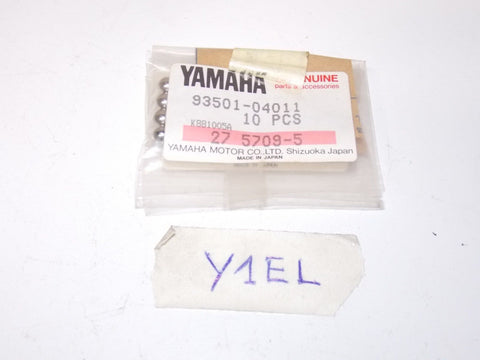 10 NOS YAMAHA BALL 1/4 1980-2011 93501-04011 RAIDER TRI-MOTO APEX RS VECTOR GT - MotoRaider