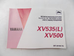 NEW YAMAHA 1992 OWNER'S MANUAL  XV535 XV500 GERMAN FRENCH ITALIAN  3BT-28199-Y0