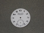 VINTAGE 43mm CLOCK WATCH FACE DIAL WHITE PREMIA DELUXE ALFRED WOLF LTD LIVERPOOL - MotoRaider