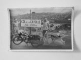 1955 VINTAGE PHOTO COL DE LA CAYOLLE FRANCE VESPA PUCH DKW NSU SCOOTER MOTORS - MotoRaider