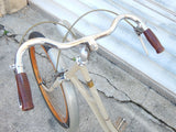 1940's VINTAGE LADY BICYCLE 26" WOODEN RIMS GRIPS FRANCE