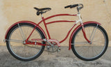 1940's Rollfast Men Bicycle Red Restored Wheels 26" Skip-Tooth Antique Americana - MotoRaider