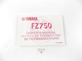1980'S YAMAHA OWNER USER MANUAL BOOK FZ750 ENGLISH FRENCH GERMAN 1TV-28199-80 - MotoRaider