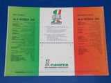 CAGIVA ALA ROSSA 350 4 STROKE ORIGINAL DEALER VINTAGE BROCHURE TECH SPECS ITALY