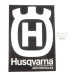 HUSQVARNA MOTORCYCLE STICKER DECAL EMBLEM  7x5.5" VINTAGE ENDURO CROSS CR WR AE