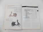 11/1990 SERVICE MANUAL CATALOG BOOK SUZUKI SCOOTER CP50 ITALIAN 99500-10240-034 - MotoRaider