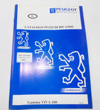 01/1999 PEUGEOT SCOOTER VIVA 100 PARTS CATALOG MANUAL BOOK ITALIAN - MotoRaider