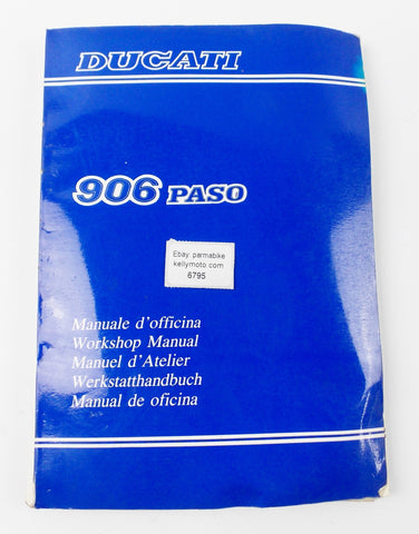 1986-1992 DUCATI 906 PASO WORKSHOP MANUAL BOOK REPAIR MAINTENANCE - MotoRaider