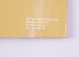 1990 SUZUKI OWNER USER MAINTENANCE MANUAL BOOK CATALOG DR650RS 99011-12D51-022 - MotoRaider