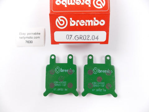 BREMBO FRONT WHEEL PAIR BRAKE PADS GARELLI GTA125 1986-1999 07GR0204 - MotoRaider