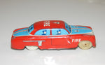 1950's ACM ITALY TIN TOY FIRE DEPARTMENT CAR VINTAGE L=120mm