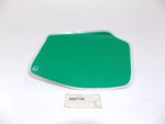 NOS OEM CAGIVA WMX 250/1 RIGHT SIDE NUMBER PLATE PANEL GREEN STICKER 800037508 - MotoRaider