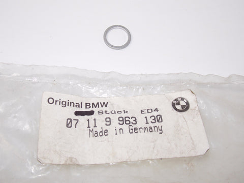 NOS BMW 1974-2009 K R TWO ALUMINUM WASHER GASKET SEAL 12x16x1.5 mm 07119963130