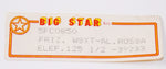 NOS 80's BIG STAR CLUTCH CABLE CAGIVA WSXT-AL.ROSSA ELEF. 125 1/2-39233 #5FC0850 - MotoRaider